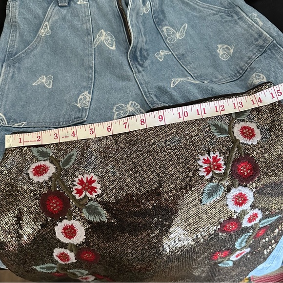 Guess Women’s Topeka Sequin Skirt - M - Picture 9 of 12